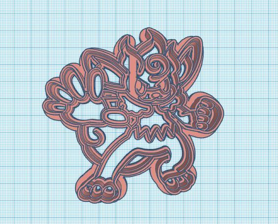 Pokemon: Simisear Cookie Cutter