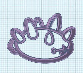 Pokemon: Pyukumuku Cookie Cutter