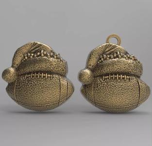 christmas tree football decoration