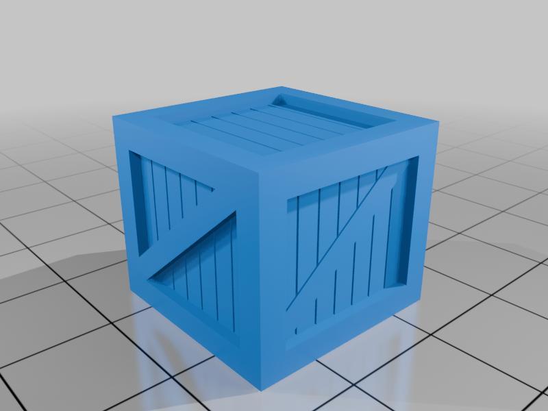 wooden crate