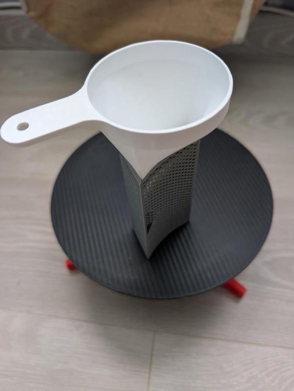 funnel for cfs silica gel desiccant container