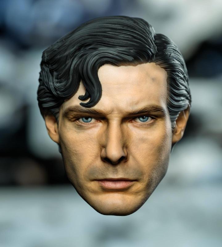 1/6 1/12 Evil Superman 3 Clark Kent christopher reeve Head Headsculpt