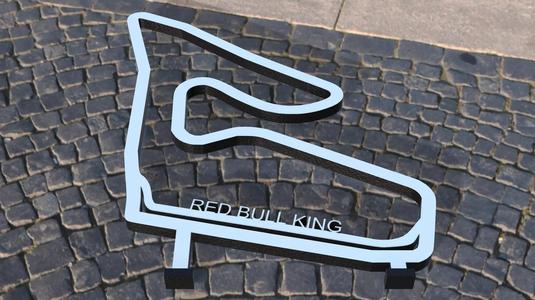 F1 Red Bull King Race Track STL OBJ FBX File