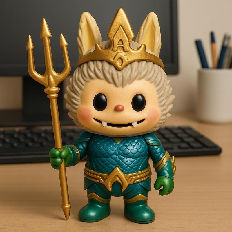 Labubu - Aquaman DC Comics statue - 3D print
