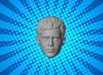 Headsculpt Marvel Johnny Storm
