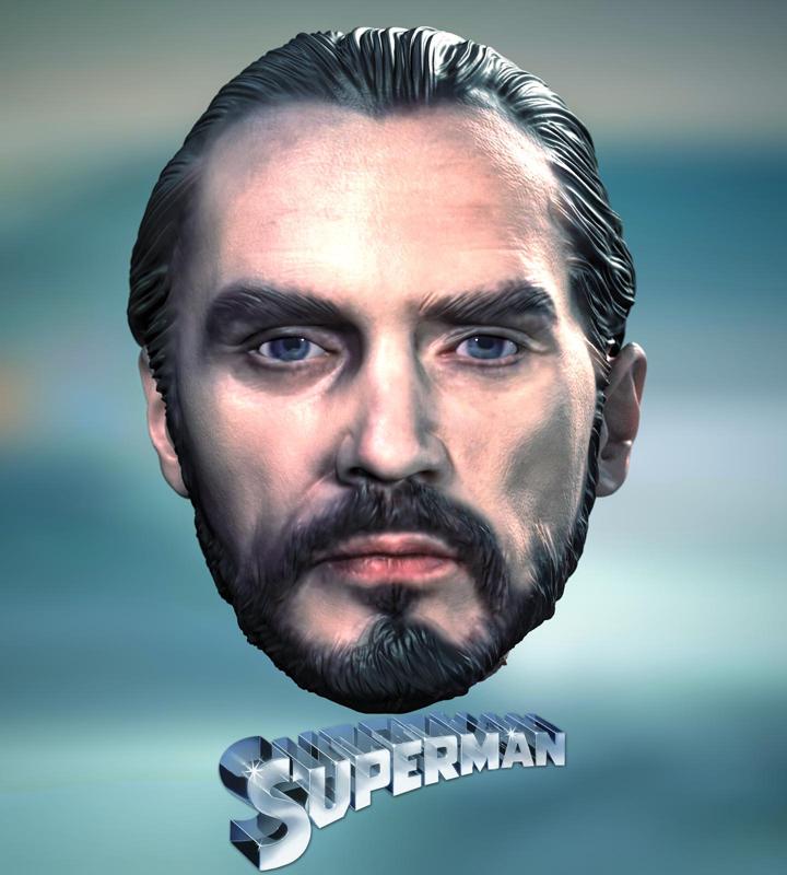 1/6 1/12 General Zod Superman 1978 Terence Stamp Head Headsculpt