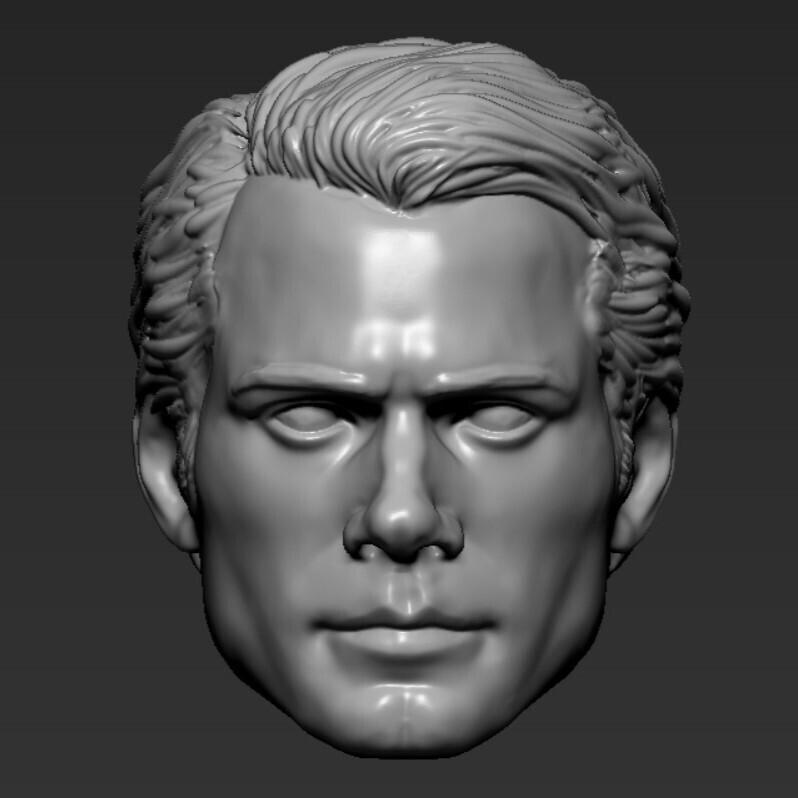 HENRY CAVILL MOS SUPERMAN 3D HEAD MCFARLANE TOYS/FONDJOY