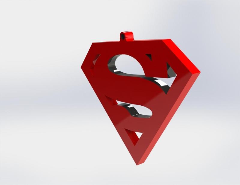 SUPERMAN keychain