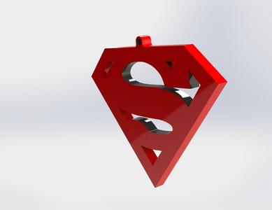SUPERMAN keychain