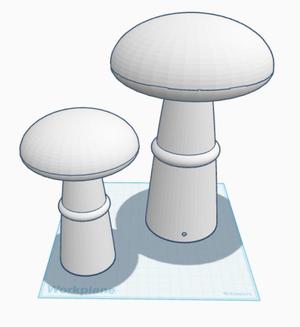 Decorative mushroom
