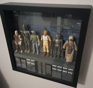 Star Wars 3.75" bridge diorama for Ikea Sannahed shadow box