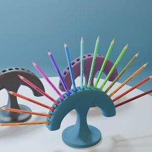 Stand for fret pens, watercolor fret pens or pencils
