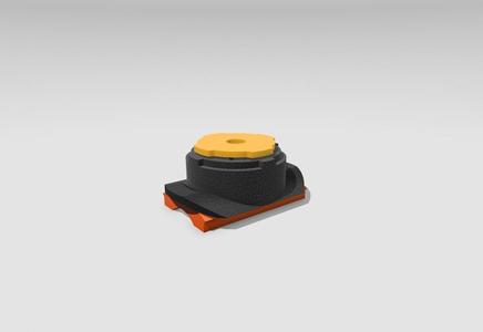 Fully printable Quad Lock adapter