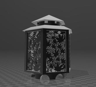 Autumn Tealight Lantern