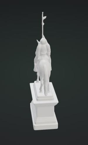 A horse statue