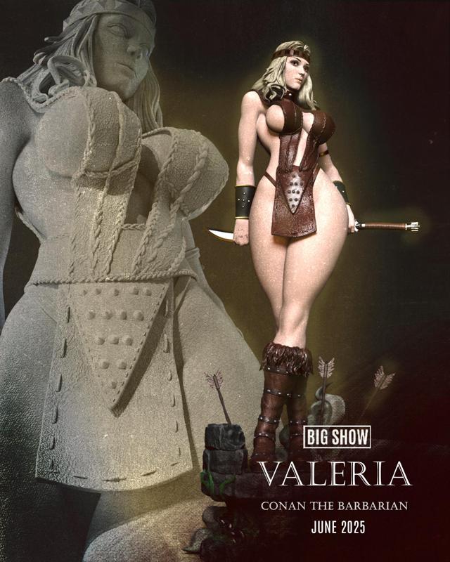 BIG SHOW - CONAN THE GIRL SCULPTURE SFW - TESTED AND READY FOR 3D PRINTING