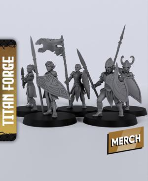 Forest Guards - With Free Dragon  - 5e DnD Inspired for RPG and Wargamers