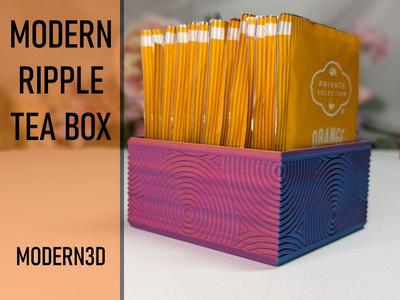 MODERN RIPPLE TEA BOX.3mf