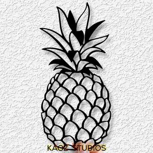 pineapple wall art tropical wall decor fruit decoration