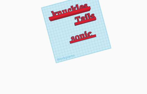 knuckles tails sonic name
