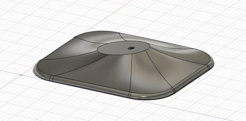 KEF LSX Desk pad / Tischstandfuß