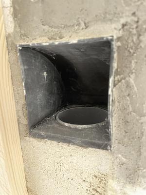 Endkappe für TV-Kabelführung für Wandeinbau