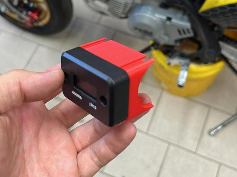 PITBIKE HOUR METER HOLDER-SUPPORTO CONTAORE PIT