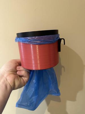 Dog poop trash holder