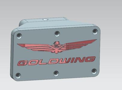Goldwing hitch cover brake light