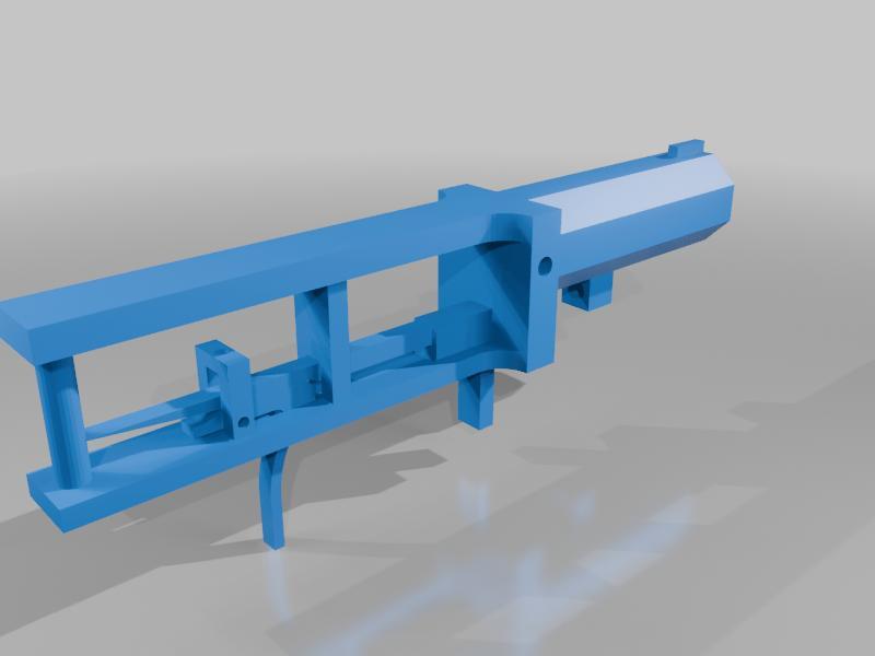 Cap gun, black powder lock, percussion lock, under hammer lock