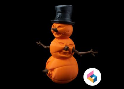 Jack o'Lantern Snowman