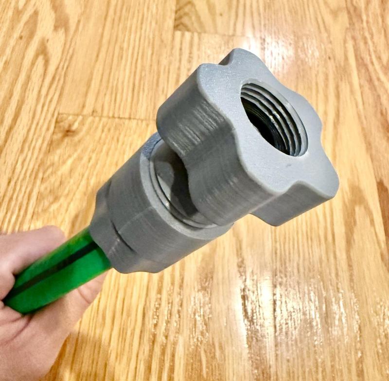 Garden Hose Healer: Female fittings (Fixed and Spinning)