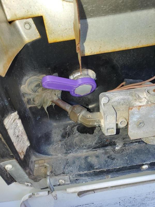 RV Hot Water Tank Wrench