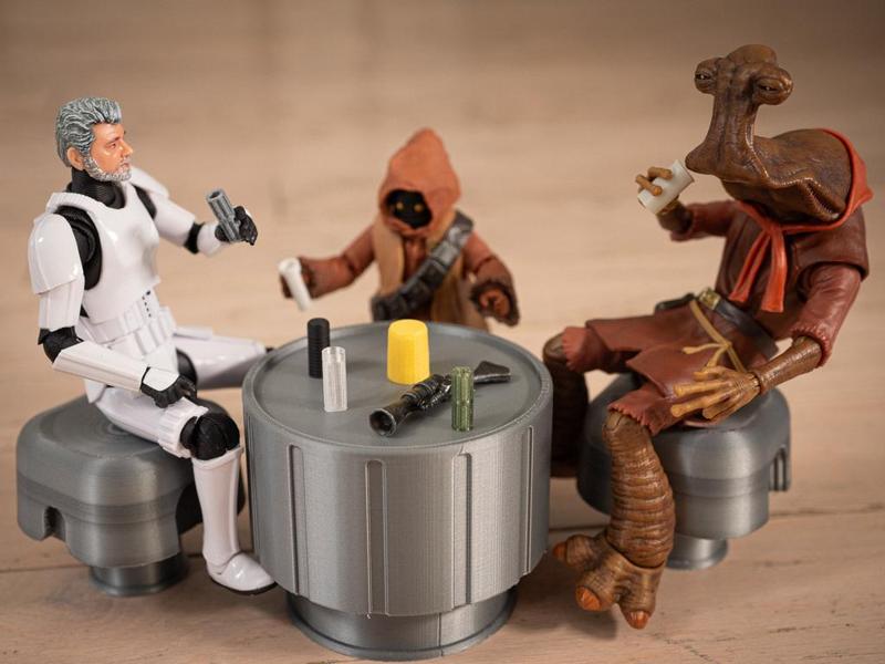 Star Wars Cantina Dining Set - Black Series Diorama