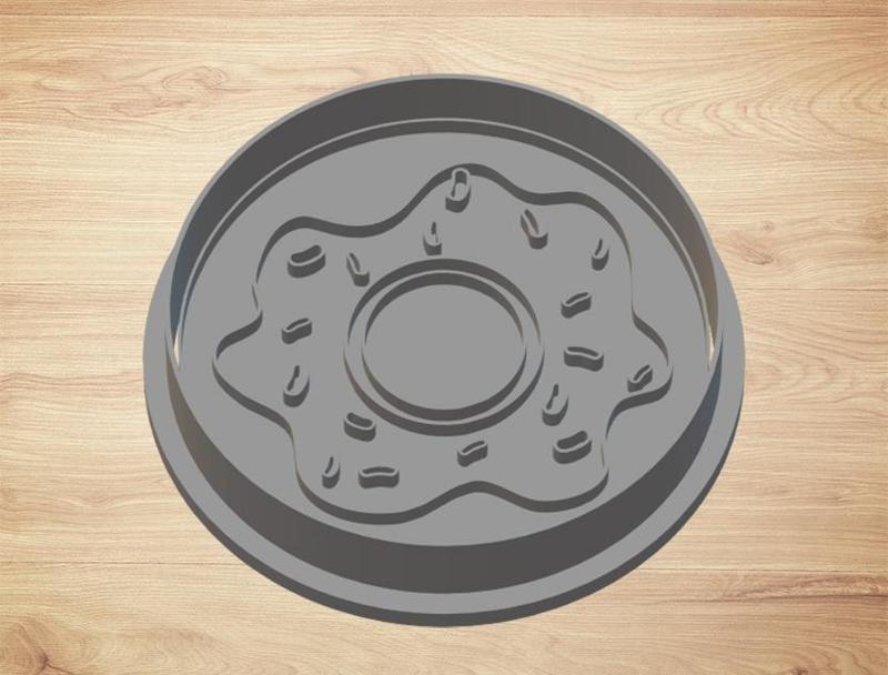 cookie cutter donut - cutter and stamp