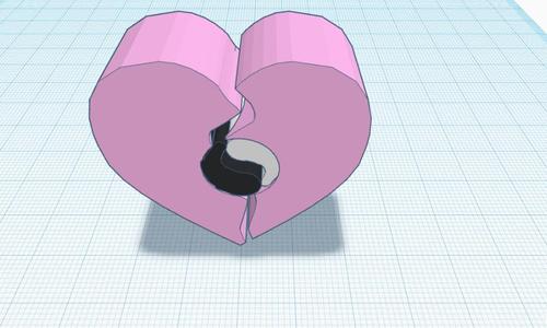 heart with two circles