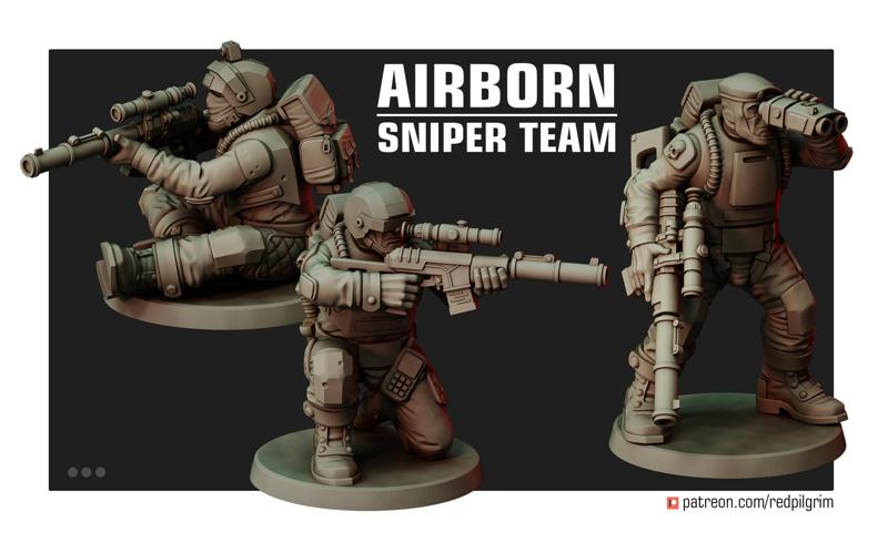 Airborn Sniper Team