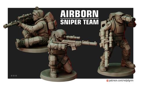 Airborn Sniper Team