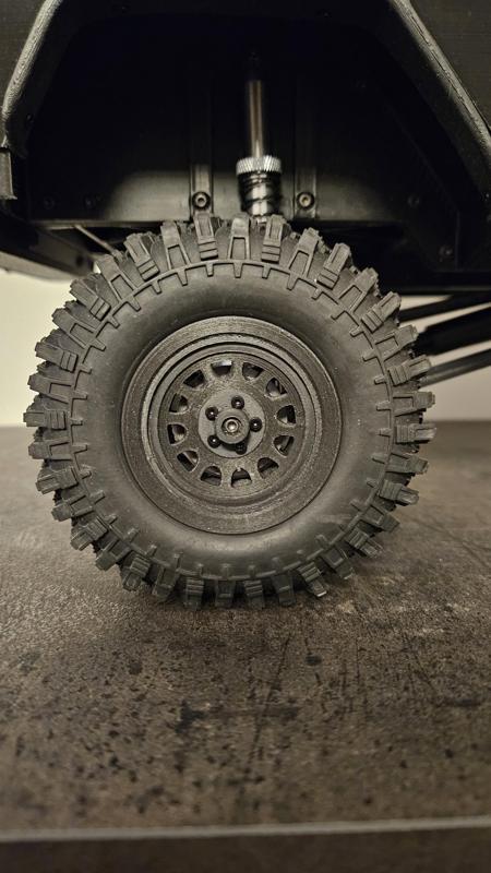 Steel Rims for 3DSets RC Jeep Rancher (Wrangler)