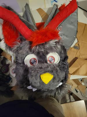 Fursuit head eye sockets