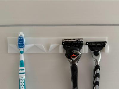Toothbrush Shaver Wall mount (Slim)