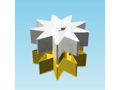 Shuriken 0028, nestable box (v2)