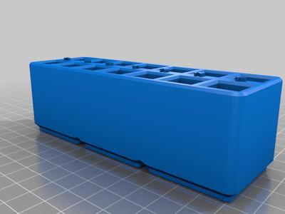 gridfinity 1x3 .5 inch mill bit container holder