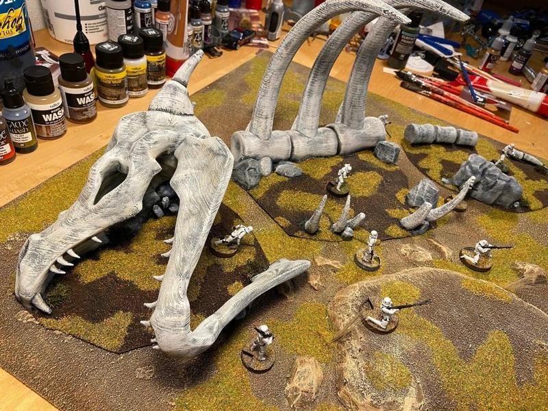 Legion Desert Dragon Skeleton
