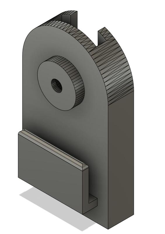 Mounting clip with tab