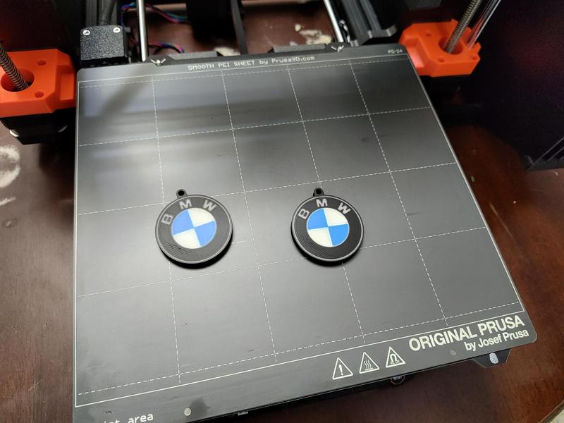 BMW keychain (multimaterial)