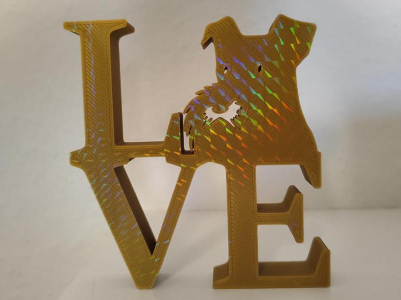 Schnauzer - Love Sign