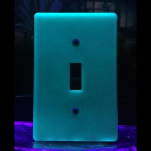 Glow-In-The-Dark 3D Printed Light Switch Frame