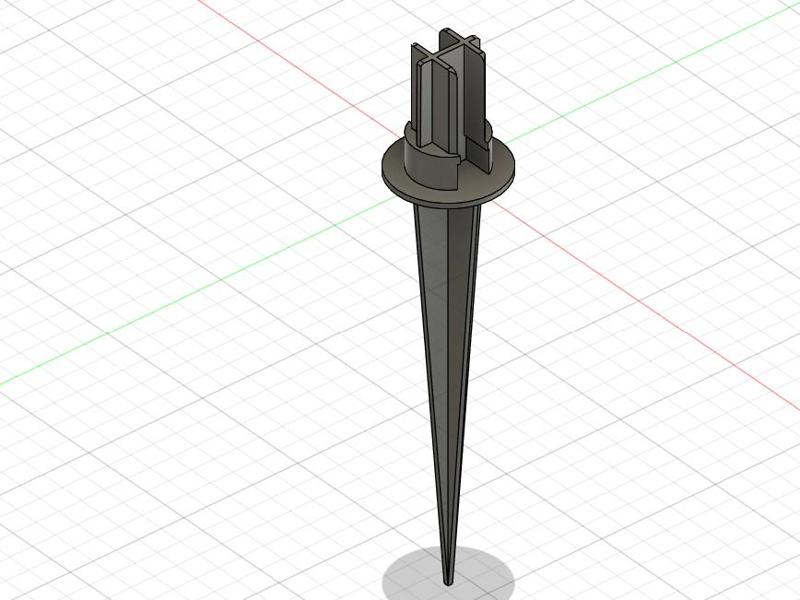 Garden light stake