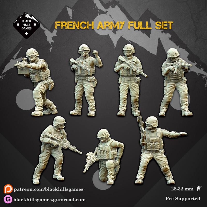Black Hills Games - French Army (Full Set)